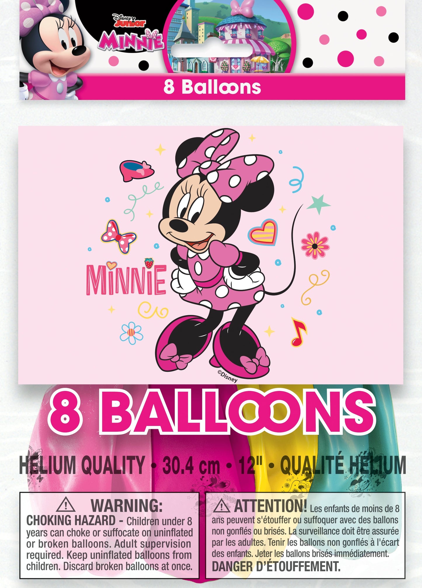 Minnie Mouse 12″ Latex Balloons (8 count)